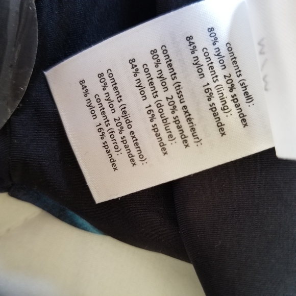 New Onia Navy Print String Bikini Bottom - Picture 7 of 8